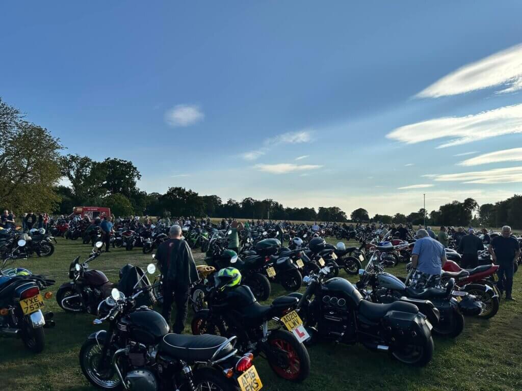 Two Wheel Tuesday outside the Ox & Plough